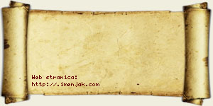 Atanasije Aćimović vizit kartica